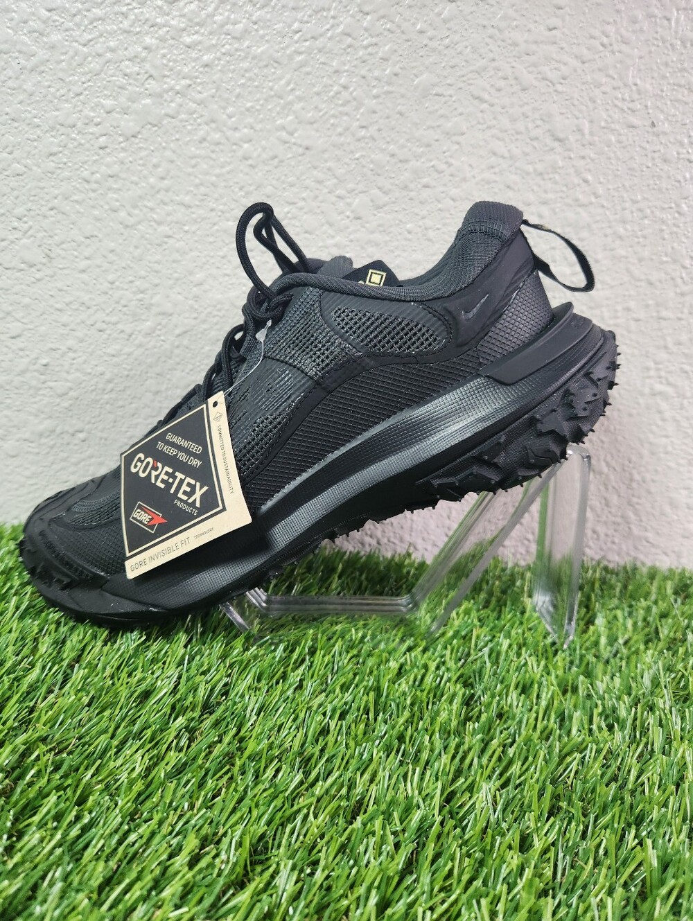 Nike ACG Mountain Fly 2 Low GTX Smoke Grey Black HF6245-001 Men Size 6.5/Wmn  8